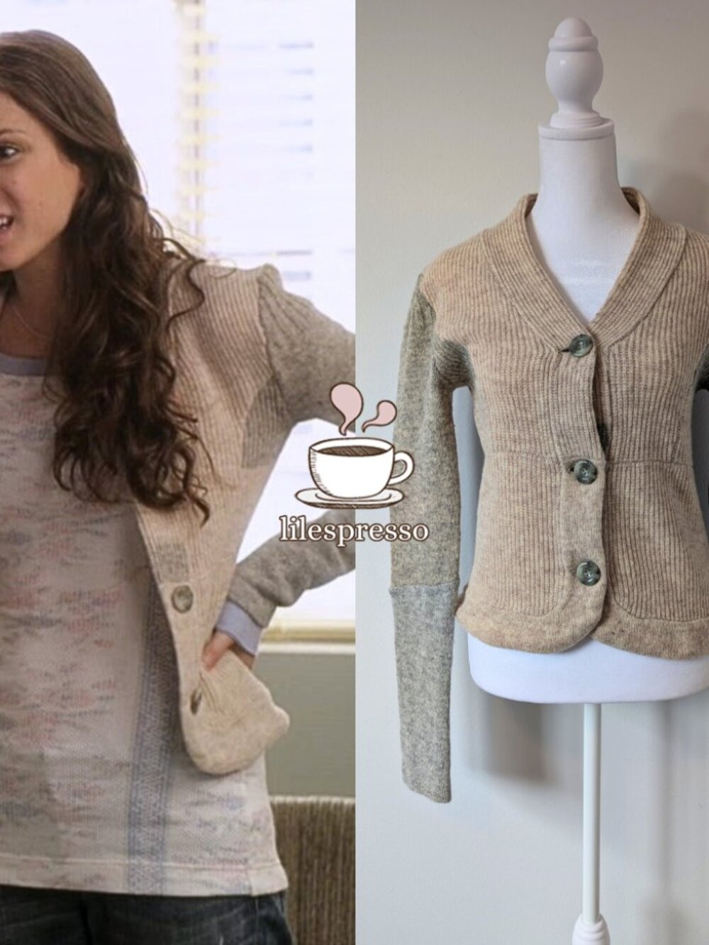 we the free colorblock cardigan ASO spencer hastings pretty little liars (small)